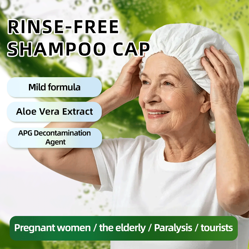 Hair Care Products - Disposable Waterless Shampoo Cap Aloe Vera