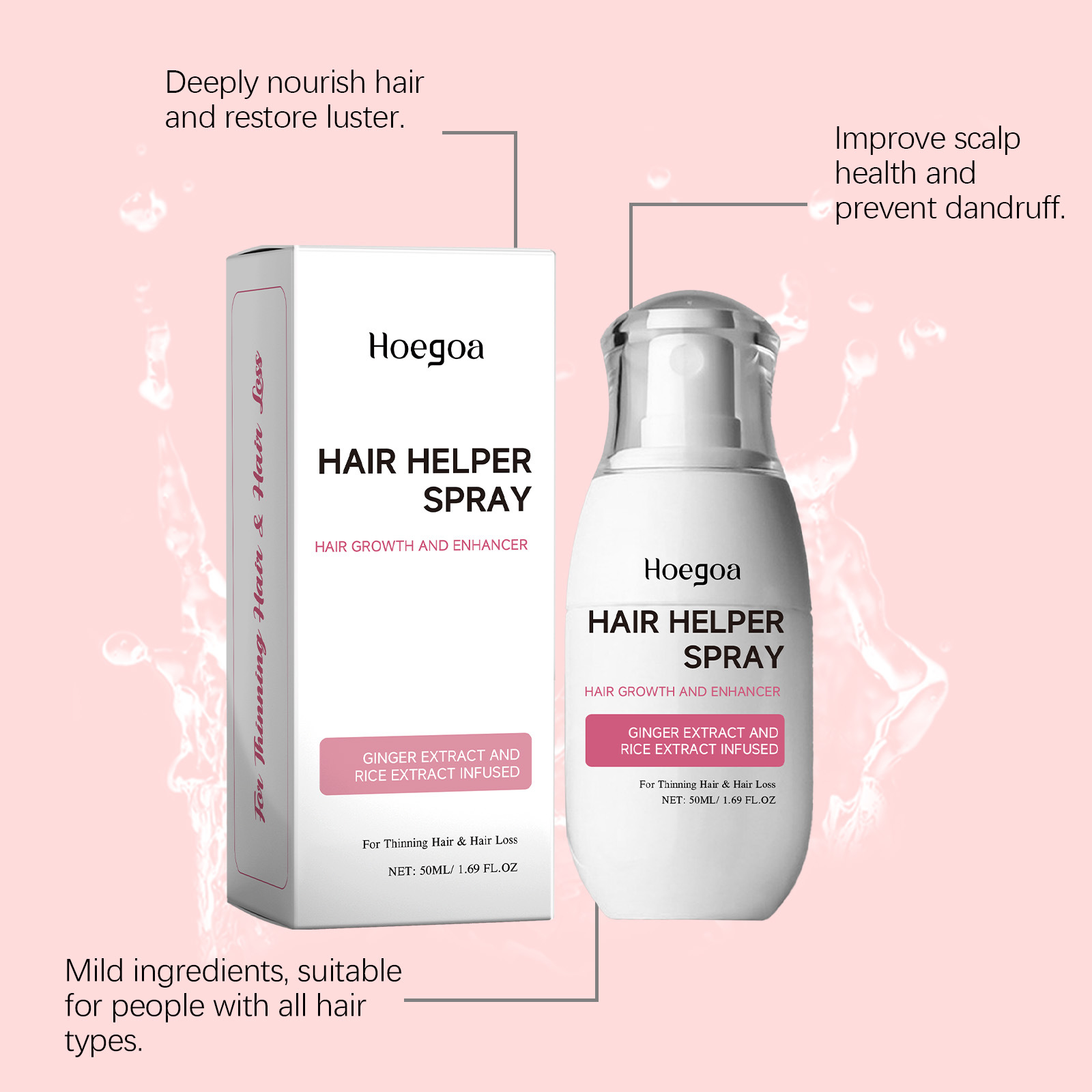Leave-In Hair Care Spray Anti  - огляд і ціна Hair Care Products