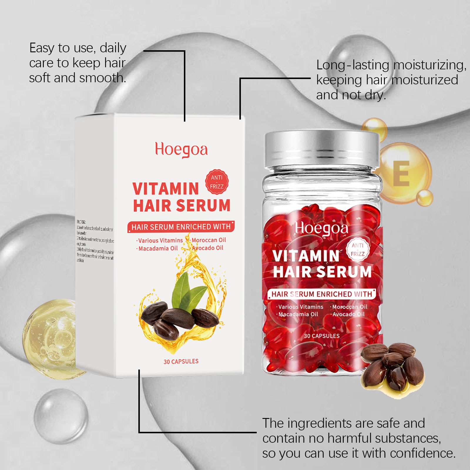 Vitamin Hair Care Serum Capsul - огляд і ціна Hair Care Products
