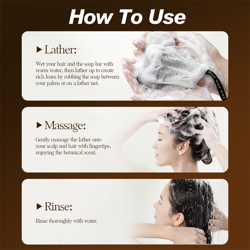 Black Hair Soap Natural Shampo - огляд і ціна Hair Care Dandruff