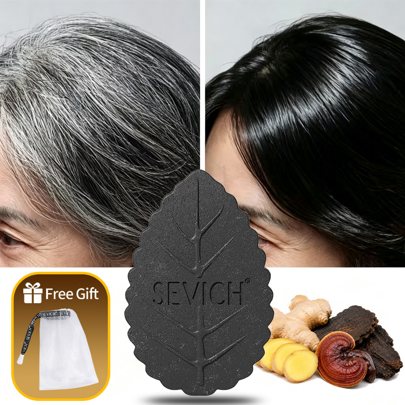 Black Shampoo Soap Bar Gray Ha - огляд і ціна Hair Care Organic